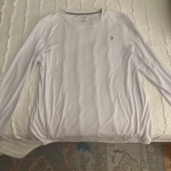 Men’s Fishing Long Sleeve Shirt- White - Picture 1 of 3